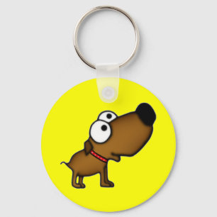 Cartoon Puppy Sleutelhanger
