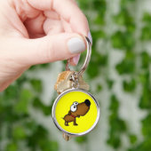 Cartoon Puppy Sleutelhanger (Hand)