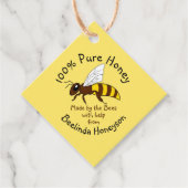 Cartoon Pure Honey Jar Labels (Voorkant)