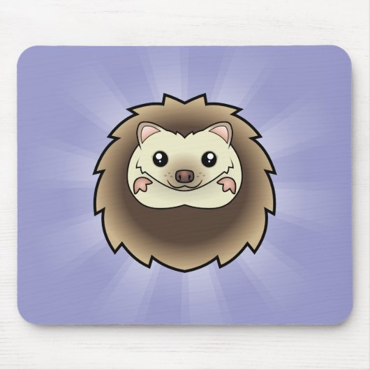 Cartoon Pygmy Hedegel Muismat (Voorkant)