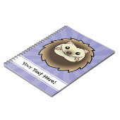 Cartoon Pygmy Hedegel Notitieboek (Linkerzijde)