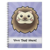 Cartoon Pygmy Hedegel Notitieboek (Voorkant)