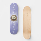 Cartoon Pygmy Hedegel Persoonlijk Skateboard (Voorkant)
