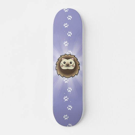 Cartoon Pygmy Hedegel Persoonlijk Skateboard (Voorkant)