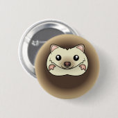 Cartoon Pygmy Hedegel Ronde Button 5,7 Cm (Voorkant /achterkant)