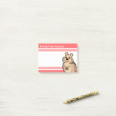 Cartoon Quokka Cute Design for Dierenvriend Post-it® Notes (Op bureau)