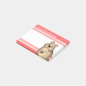 Cartoon Quokka Cute Design for Dierenvriend Post-it® Notes (Schuin)