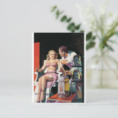  cartoon raar briefkaart (Staand voorkant)