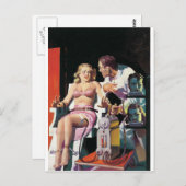  cartoon raar briefkaart (Voorkant / Achterkant)