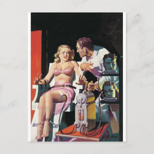  cartoon raar briefkaart (Voorkant)