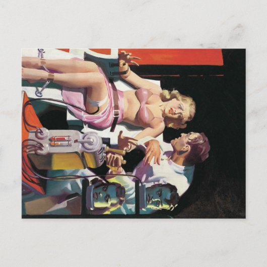 cartoon raar halloween briefkaart (Voorkant)