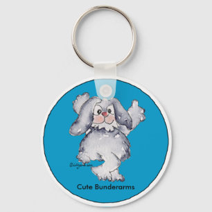 Cartoon Rabbit Cute Personalized Keychains Sleutelhanger