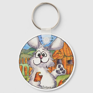 Cartoon Rabbit Fun Cute Sleutelhangers