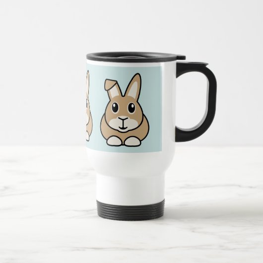 Cartoon Rabbit Travel Mug Reisbeker (Rechts)