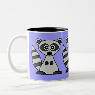 Cartoon Raccoon Coffee Mok