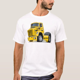 Cartoon race-vrachtwagen t-shirt