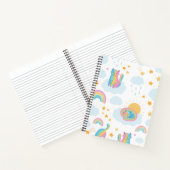 Cartoon Rainbow Cats Notitieboek (Binnen)