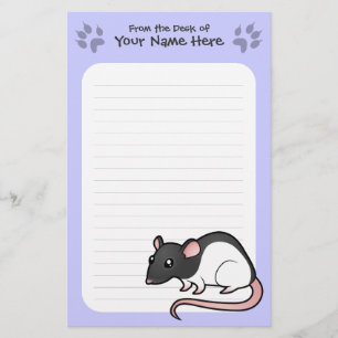 Cartoon Rat Briefpapier