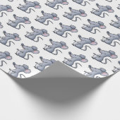 Cartoon Rat Cadeaupapier (Hoek)