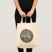 Cartoon Rat Chinees nieuwjaar 2020 Gorcery TB Tote Bag (Voorkant (product))