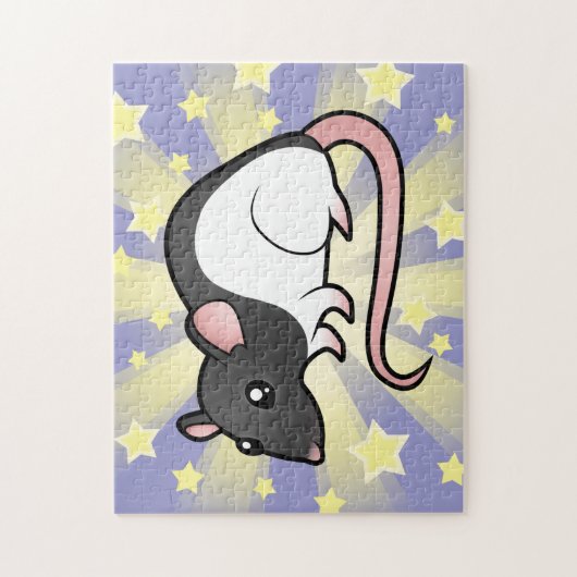 Cartoon Rat Legpuzzel (Verticaal)