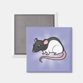 Cartoon Rat Magneet (Voorkant / Achterkant)