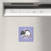 Cartoon Rat Magneet (Insitu (Vaatwasser))