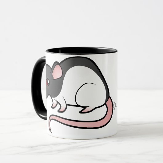 Cartoon Rat Mok (Voorkant links)