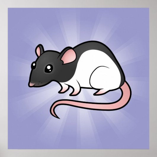 Cartoon Rat Poster (Voorkant)