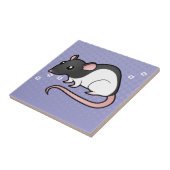 Cartoon Rat Tegeltje (Zijkant)