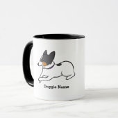 Cartoon Rat Terrier Coffee Mok (Voorkant links)