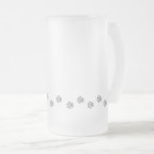 Cartoon Rat Terrier/Speelgoed Fox Terrier Matglas Bierpul (Voorkant rechts)