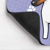 Cartoon Rat Terrier/Speelgoed Fox Terrier Muismat (Hoek)