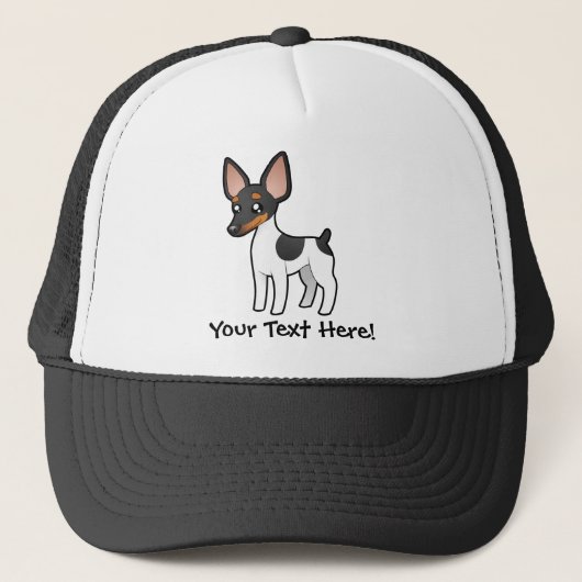 Cartoon Rat Terrier/Speelgoed Fox Terrier Trucker Pet (Voorkant)