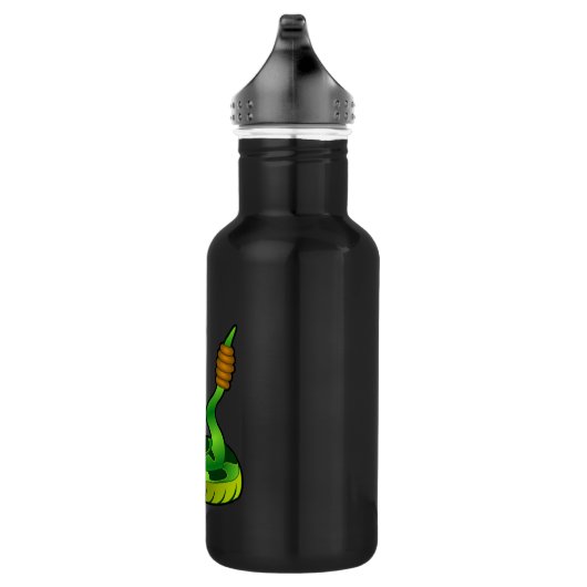 Cartoon Rattlesnake Waterfles (Rechts)