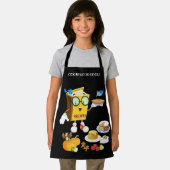 Cartoon recept boek karakter schort (Insitu)