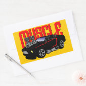 cartoon rechthoekige sticker (Envelop)