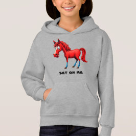 Cartoon Red Horse