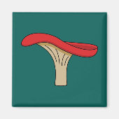 Cartoon Red Mushroom Magneet (Voorkant)