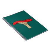 Cartoon Red Mushroom Notitieboek (Rechterzijde)