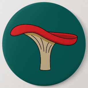 Cartoon Red Mushroom Ronde Button 6,0 Cm