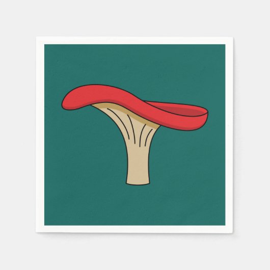 Cartoon Red Mushroom Servet (Voorkant)