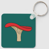 Cartoon Red Mushroom Sleutelhanger (Achterkant)