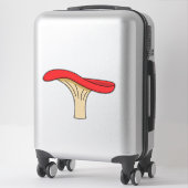 Cartoon Red Mushroom Sticker (Koffer)