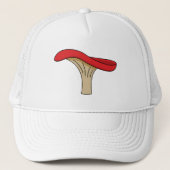 Cartoon Red Mushroom Trucker Pet (Voorkant)
