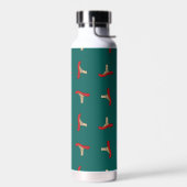 Cartoon Red Mushroom Waterfles (Links)