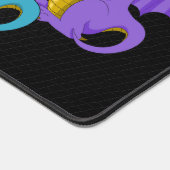 Cartoon regenboogkleurige draken bureaumat (Hoek)