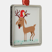 Cartoon rendier metalen ornament (Rechts)