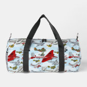 Cartoon retro airplanes plunjezak (Achterkant)