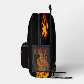 Cartoon retro bedrukte rugzak (Rechts)